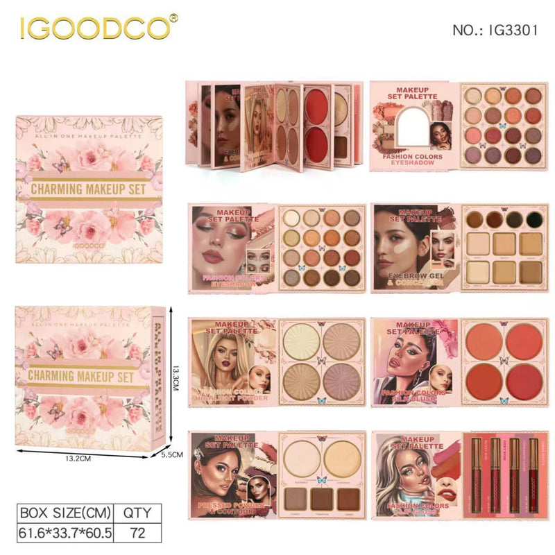 IGOODCO Charming Makeup Set 7-Fold